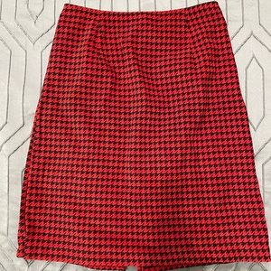 Black and red skirt